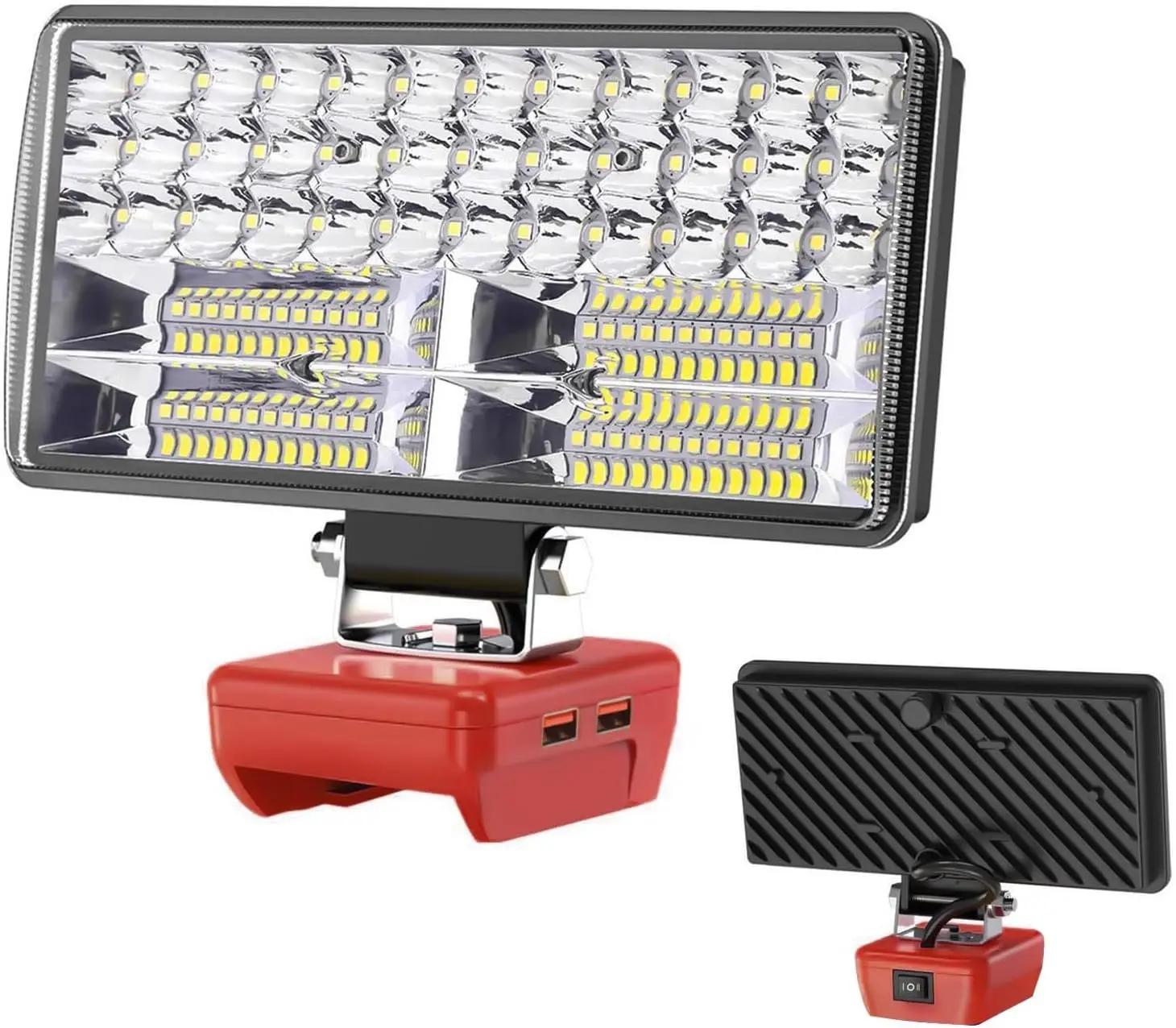6000 LM 38W  LED ۾  пŰ 18V ͸ ȣȯ 2.1A USB ޴    2 